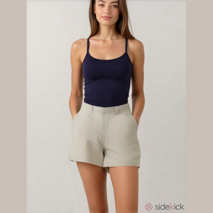 Calvin Klein Shorts Women’s Size 16 Khaki Tan classic casual work neutral safari